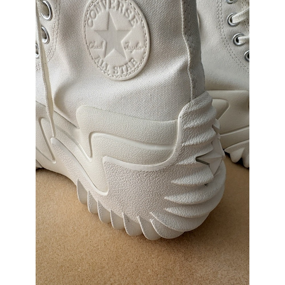 Converse Run Star Motion Unisex Shoes Sneakers Ecru Platform Street Sz M 7 W 8.5 - Picture 5 of 16
